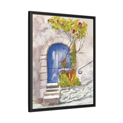 Blue Door, Framed (Black or Espresso). Available in sizes from 8”x10”-24”x32”