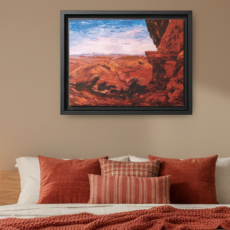 Red Rocks, Framed (Black or Espresso). Available in sizes from 10”x8”-18”x12”