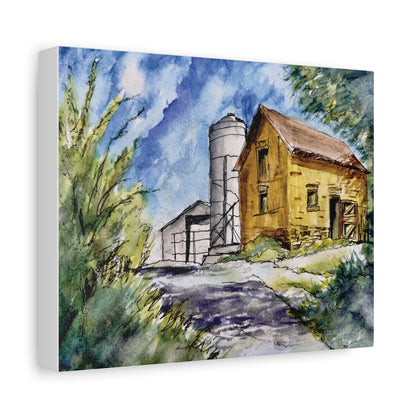 Ye Olde Barn Matte Canvas, Stretched, 1.25". Available in sizes 10” x 8”-24” x 20”
