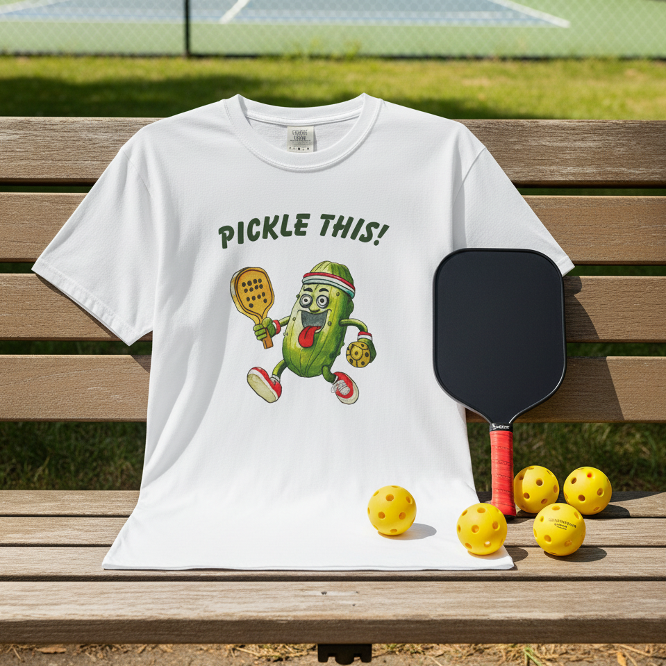 Pickle This! Unisex Garment-Dyed T-shirt (Light Colors). Available in sizes S-4XL, 16 colors.