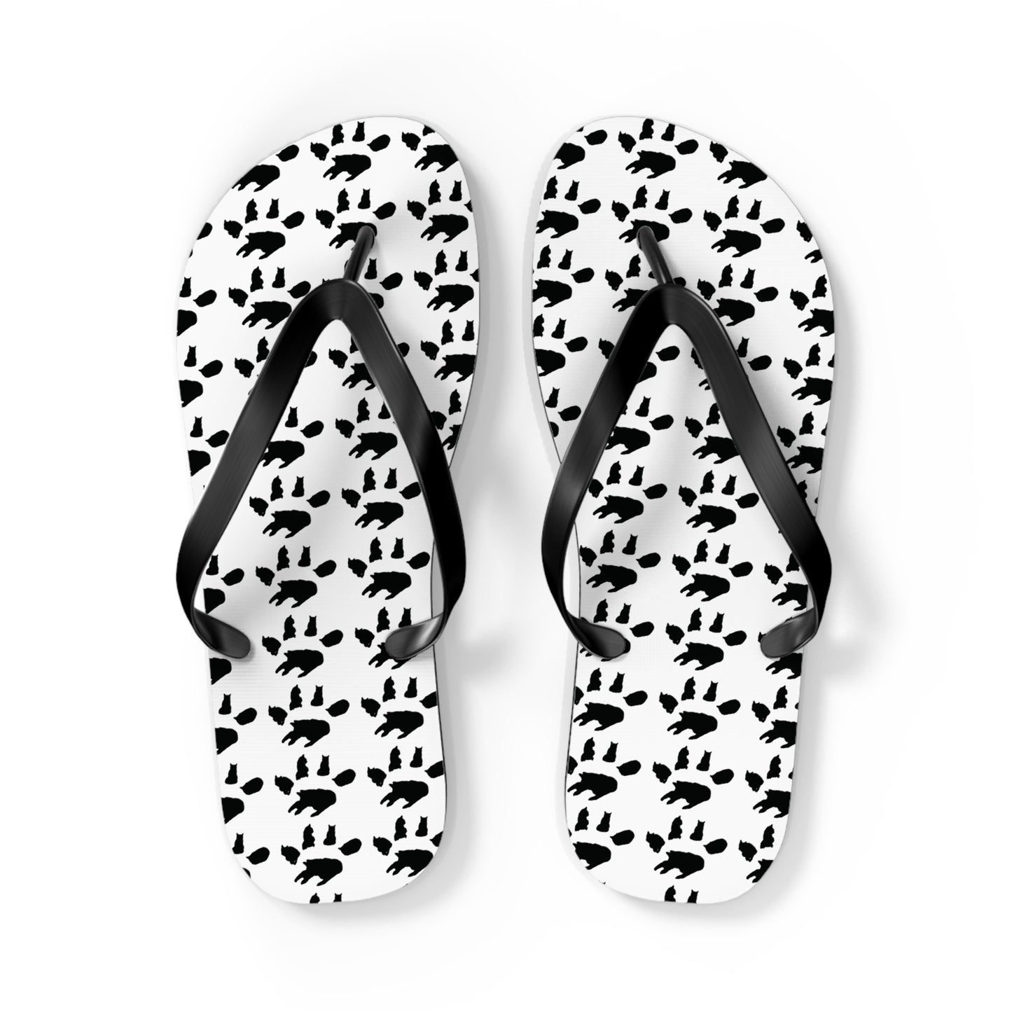 Kitty Paw Flip Flops