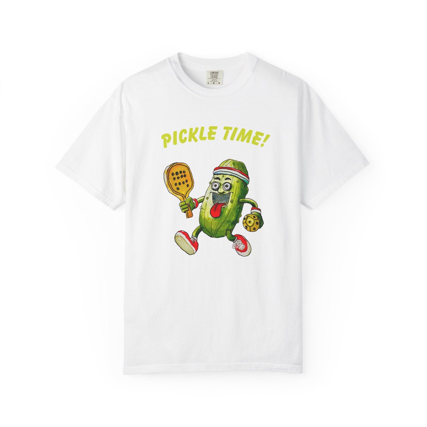 Pickle Time! Unisex Garment-Dyed T-shirt (Dark Colors). Available in sizes S-4XL, 16 colors.