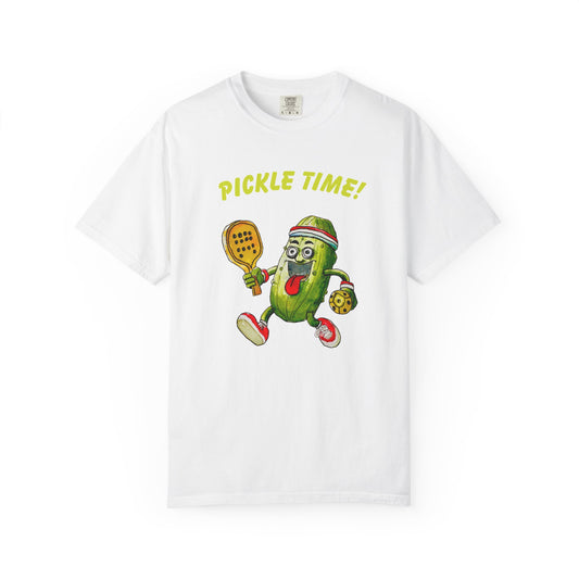 Pickle Time! Unisex Garment-Dyed T-shirt (Dark Colors). Available in sizes S-4XL, 16 colors.