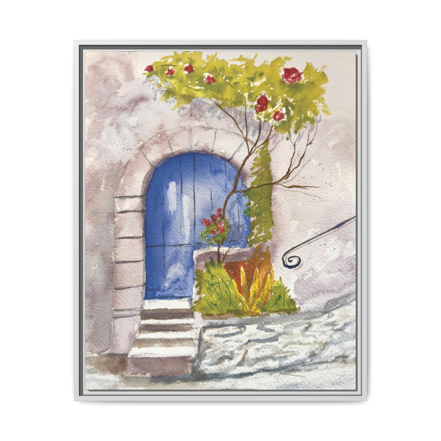 Blue Door, Framed (Black or Espresso). Available in sizes from 8”x10”-24”x32”