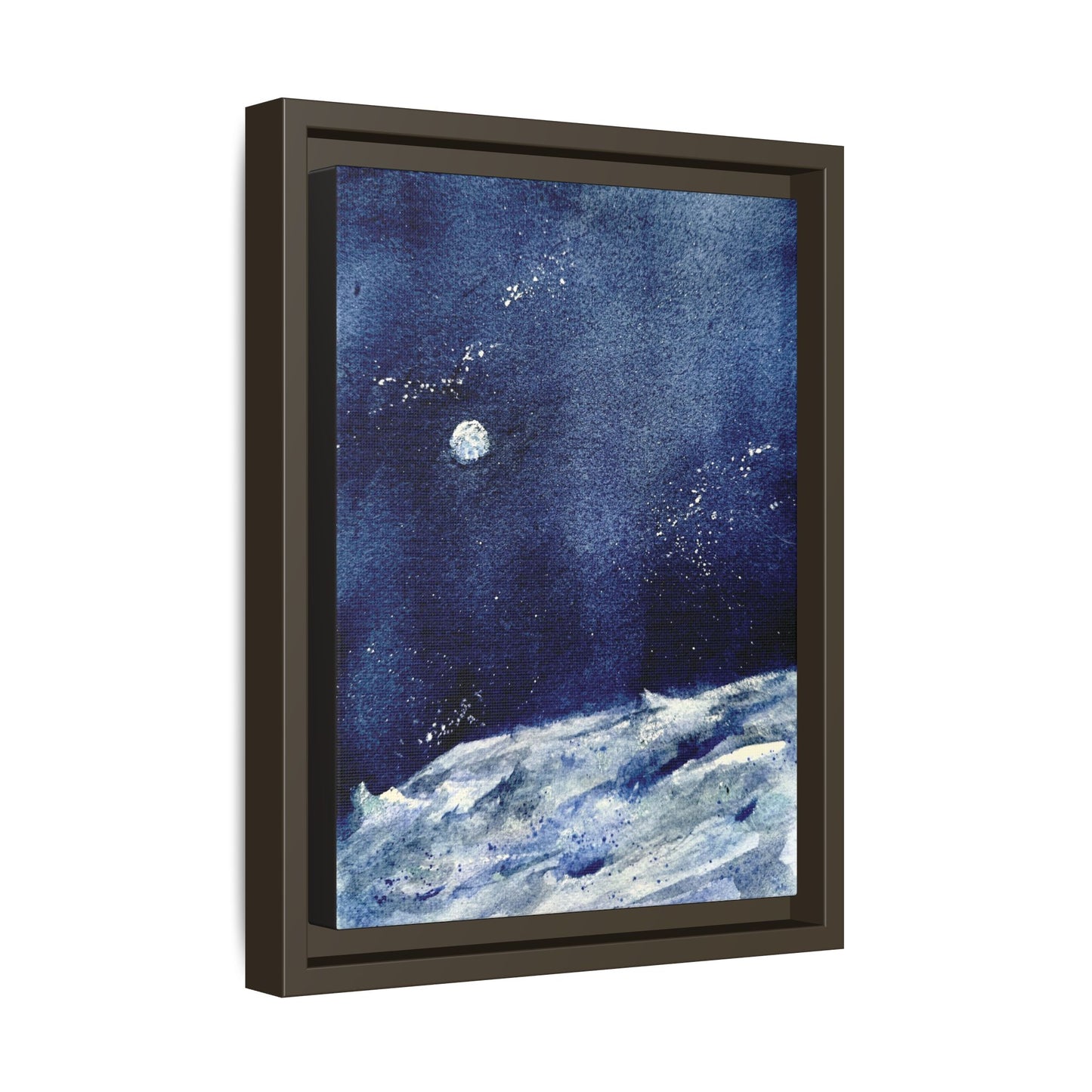 Where’s Artemis Matte Canvas, Framed (Black or Espresso). Available in sizes 8”x10”-12”x16”
