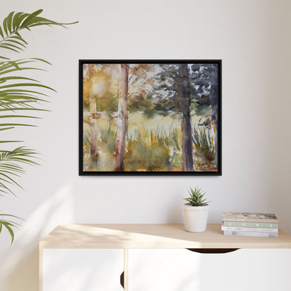 Golden Hour — Framed Matte Canvas