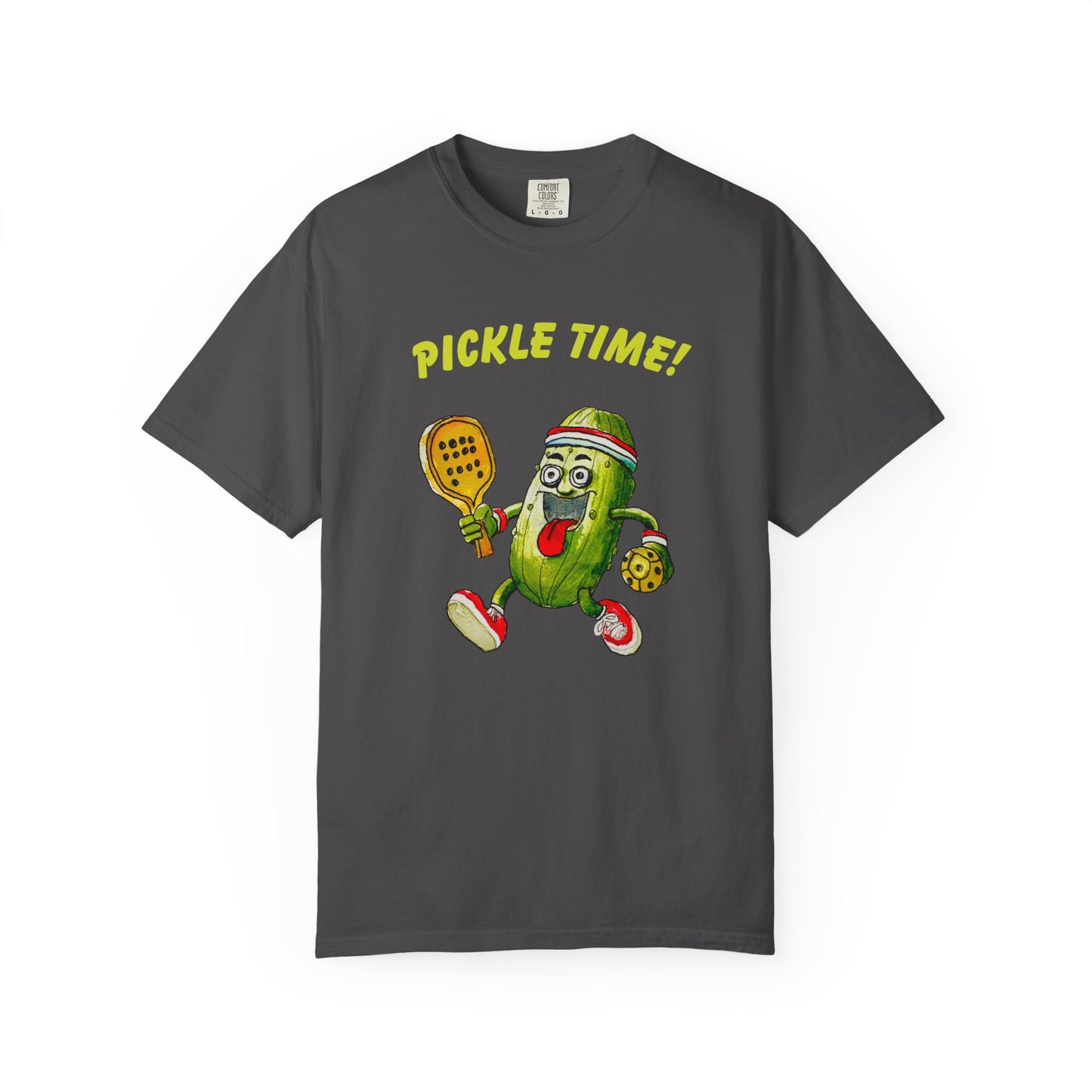 Pickle Time! Unisex Garment-Dyed T-shirt (Dark Colors). Available in sizes S-4XL, 16 colors.