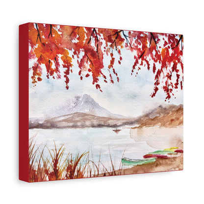 Falling For Fuji Matte Canvas, Stretched, 1.25". Available in sizes 10” x 8”-16” x 12”