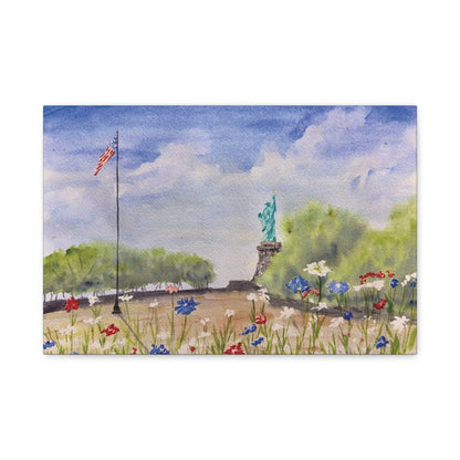 Looking for Liberty Matte Canvas, Stretched, 1.25"