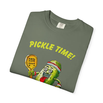 Pickle Time! Unisex Garment-Dyed T-shirt (Dark Colors). Available in sizes S-4XL, 16 colors.