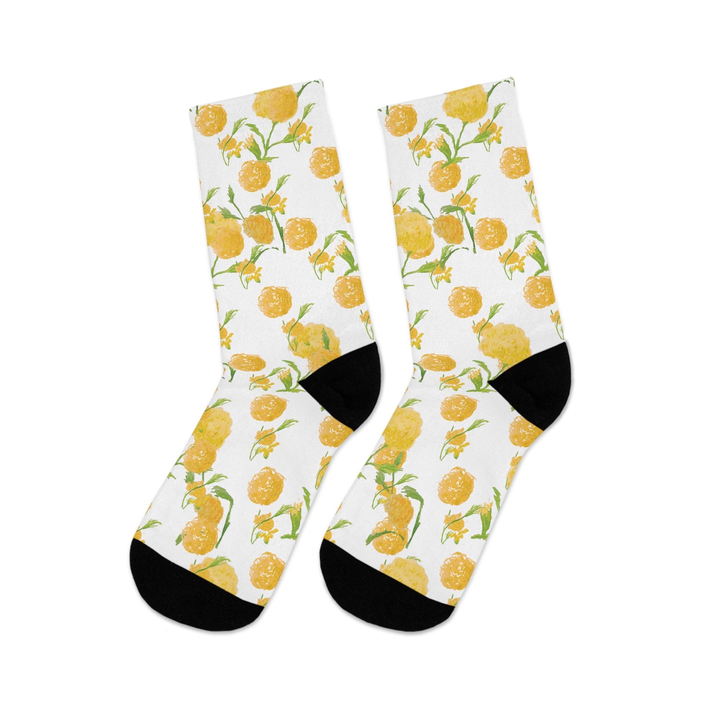 Mellow Marigolds Recycled Poly Socks