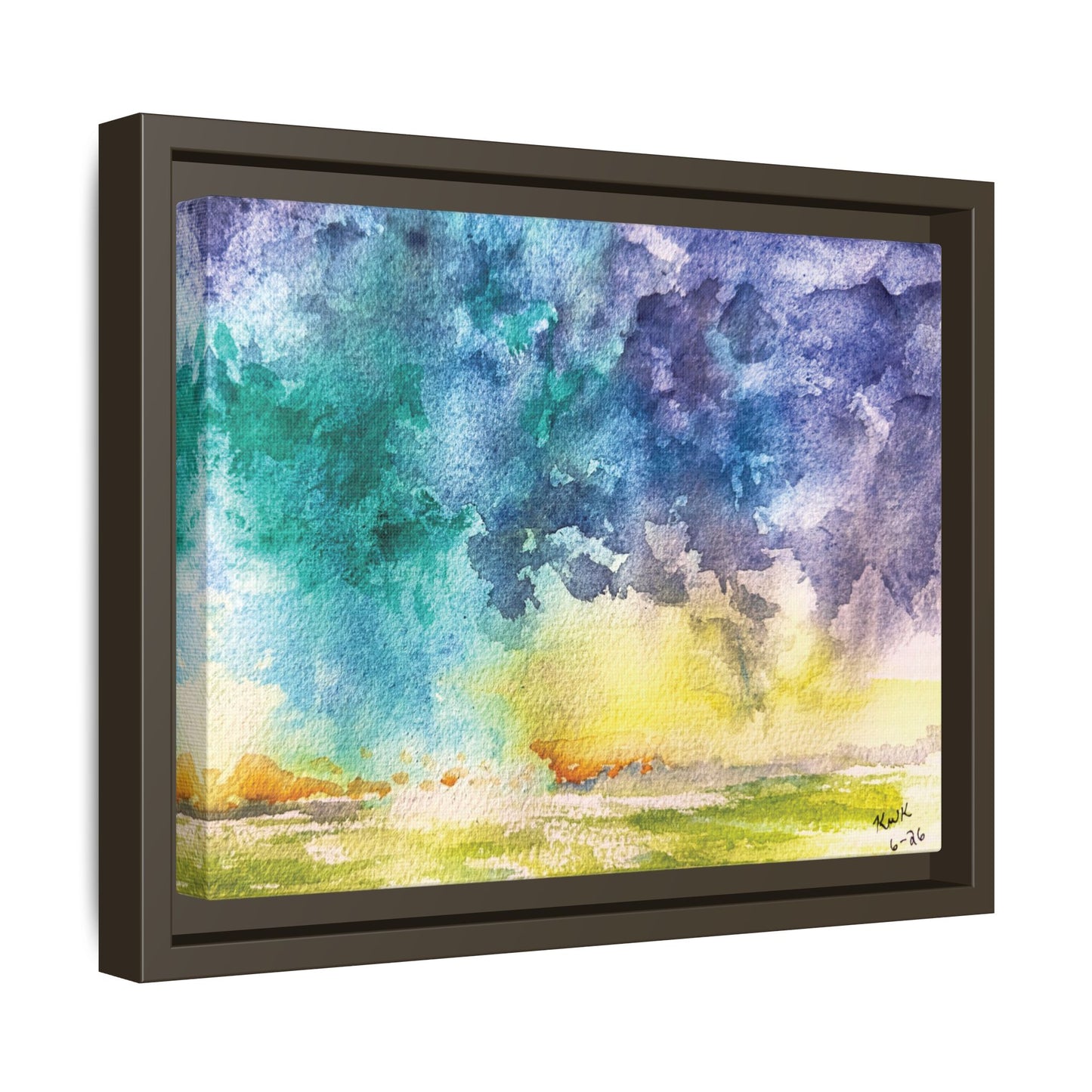 Beyond The Dryline Matte Canvas, Framed (Black or Espresso). Available in sizes from 10”x8”-30”x24”