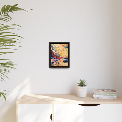 Impasto Revolution Matte Canvas, Framed (Black or Espresso). Available in sizes from 8”x10”-18”x24”