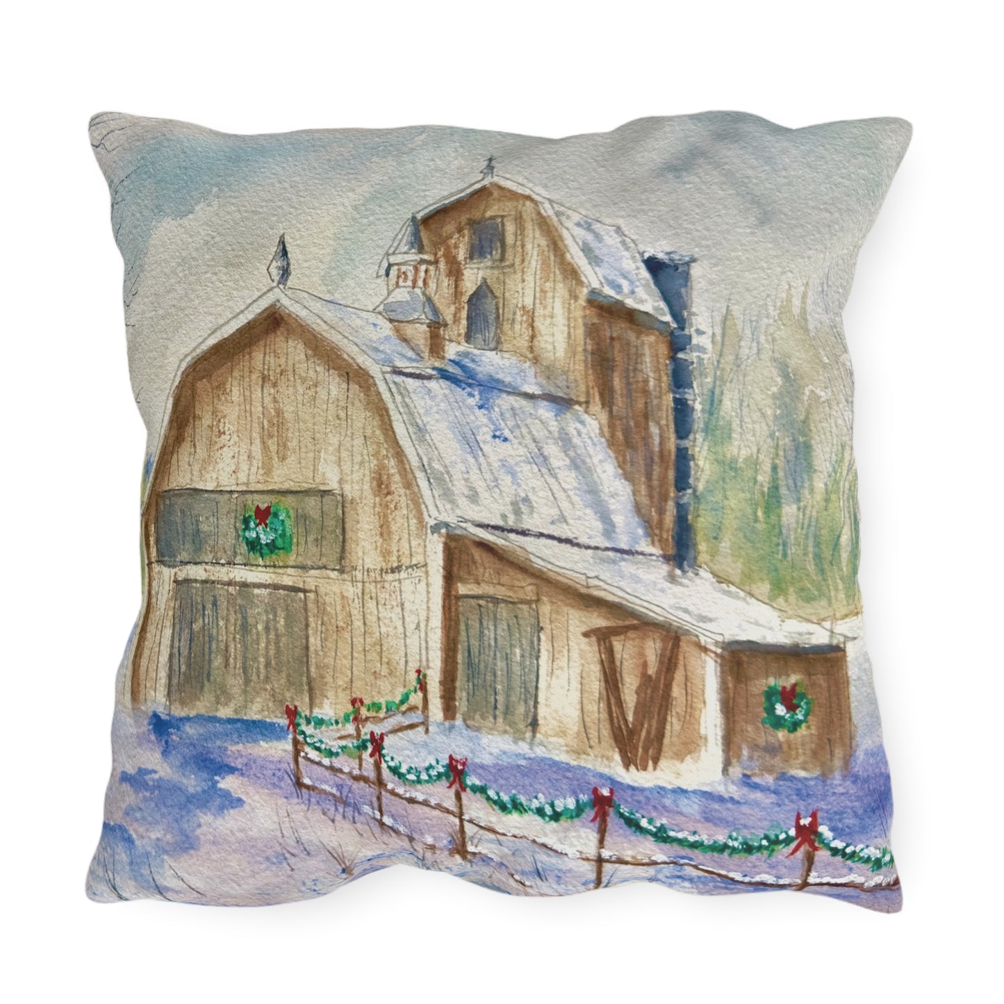 Ready For The Season Pillows. Available in sizes from 16” x 16”-20” x 20”