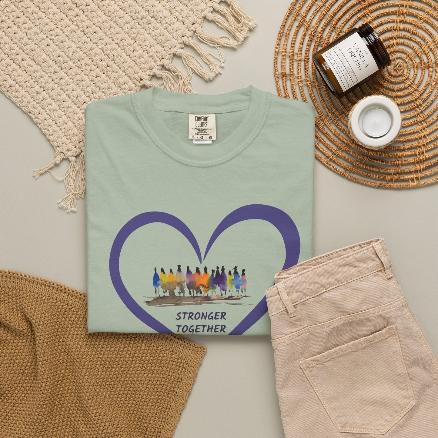 Stronger Together Heart Unisex T-shirt