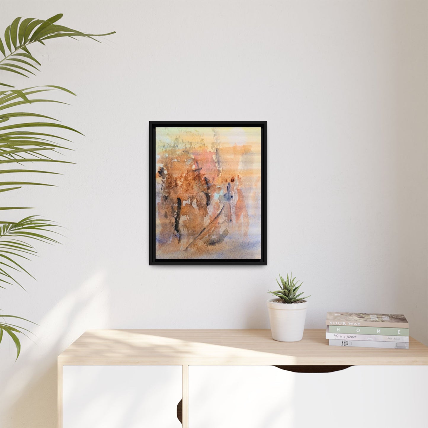 The Explorer Matte Canvas, Framed (Black or Espresso). Available in sizes 8”x10”-18”x24”