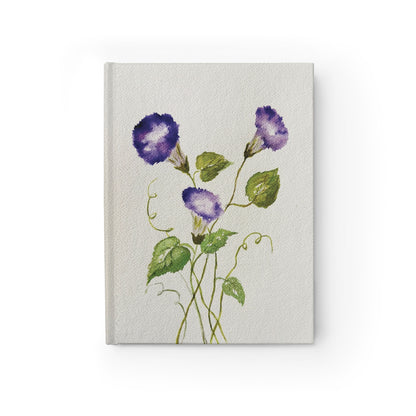 Modest Morning Glories Journal - Ruled Line