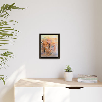 The Explorer Matte Canvas, Framed (Black or Espresso). Available in sizes 8”x10”-18”x24”