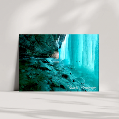 Falling into Blue Greeting Cards (5 Pack)