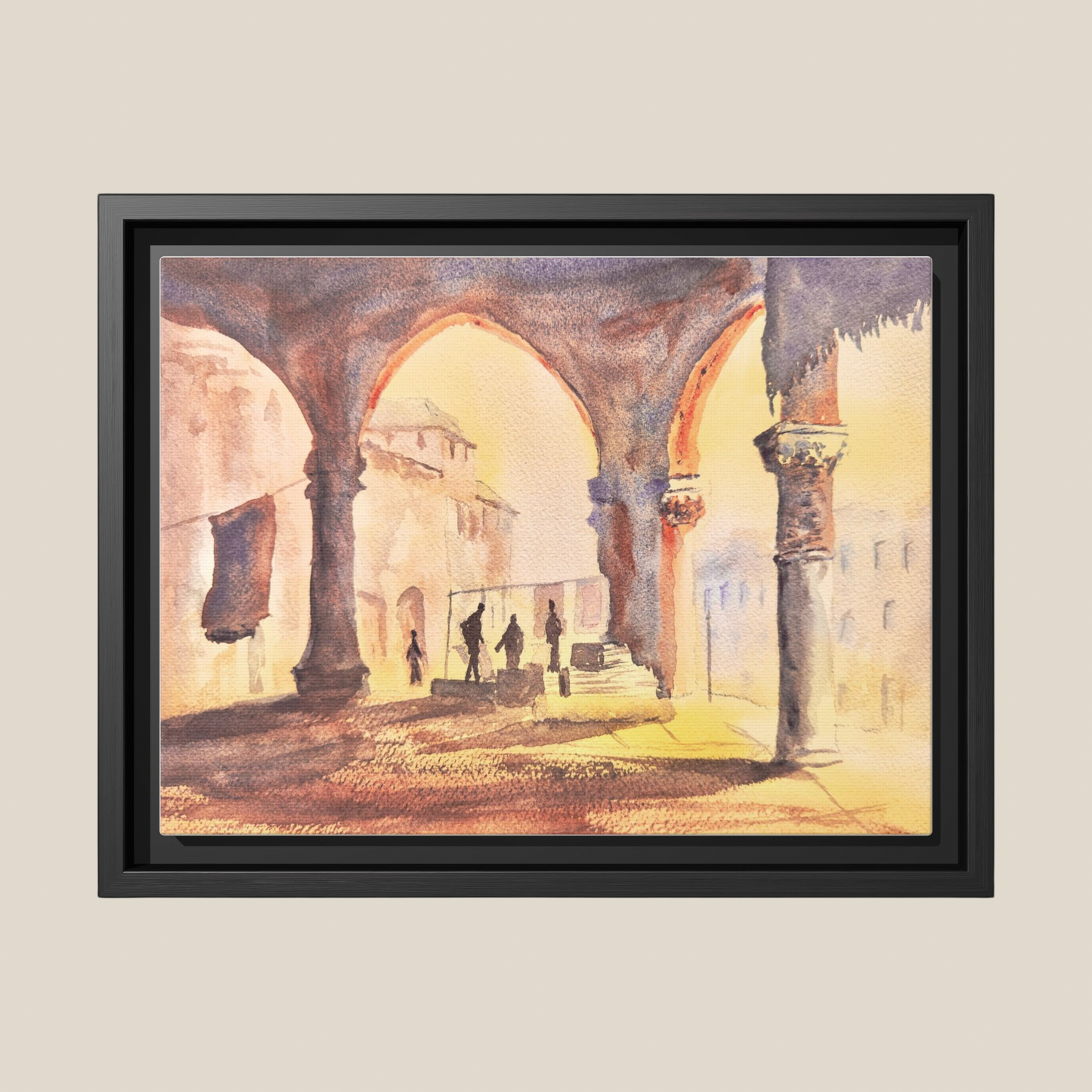 The Carpet Merchant, Framed (Black or Espresso). Available in sizes from 10”x8”-32”x24”