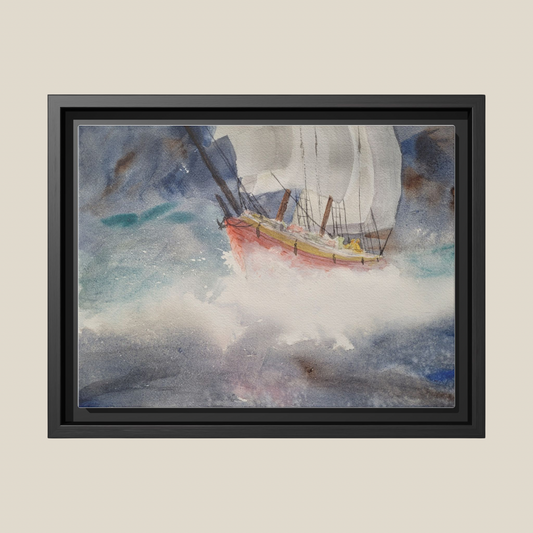 Holding On, Framed (Black or Espresso). Available in sizes from 10”x8”-20”x16”