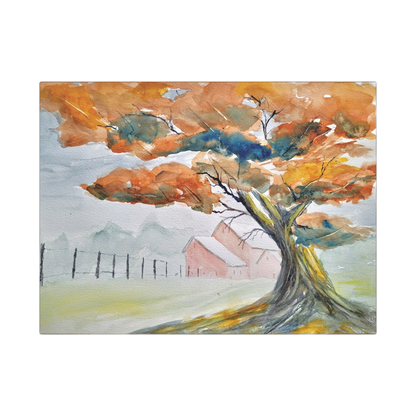 Autumn Oak Matte Canvas, Stretched, 1.25". Available in sizes 10” x 8”-20” x 16”
